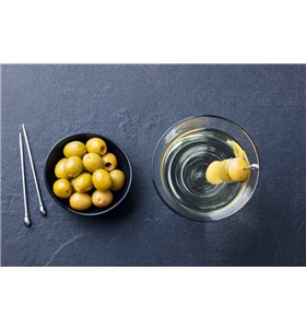 Homemade_Dirty_Infused_Vodka_with_Olive_Ice_Cubes