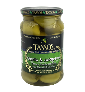 Garlic & Jalapeno Double Stuffed Olives