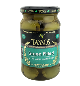 Green Pitted Olives