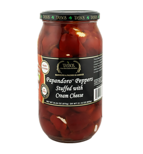 Papandoro Peppers Stuffed with Cream Cheese