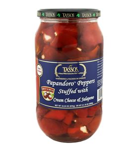 Papandoro Peppers Stuffed with Cream Cheese & Jalapeno