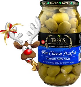 Blue Cheese Stuffed Colossal Olives