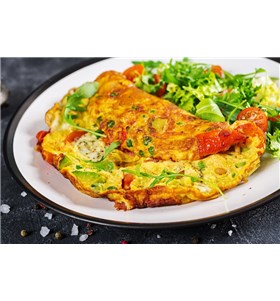 Fire Roasted Sweet Pepper Omelet