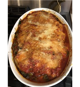 1st Place Winner-Baked Eggplant Parmesan