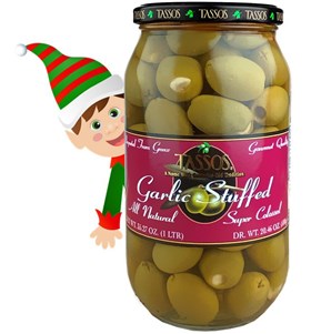 Garlic Stuffed Super Colossal Olives