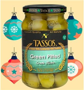 Green Pitted Olives