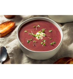 Roasted Red Pepper and Eggplant Soup