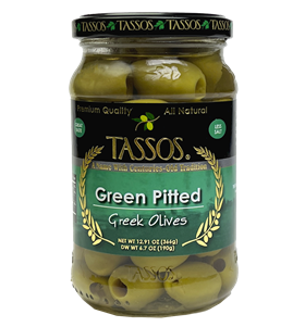 Green Pitted Olives